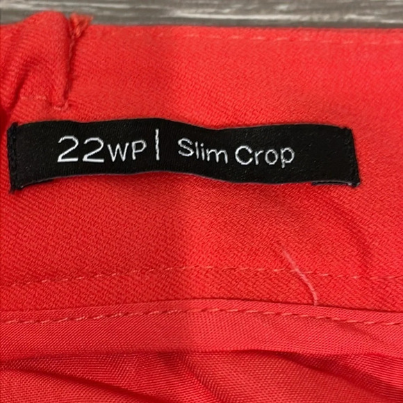 Talbots Slim Crop Scalloped Hem 22WP - Picture 12 of 15